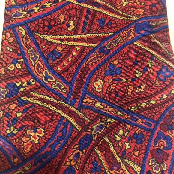 ETRO Tie- Burgundy/ Blue - Picture 4 of 9